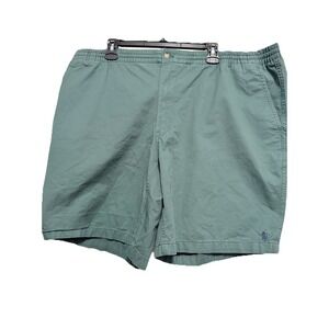 Polo Ralph Lauren Shorts Mens XLT Green Pony Cotton Chino Pockets